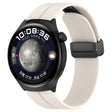 For Huawei Watch 4 / Watch 4 Pro Folding Buckle Silicone Watch Band(Starlight Color) - Watch Bands by PMC TechLife | Online Shopping South Africa | PMC TechLife