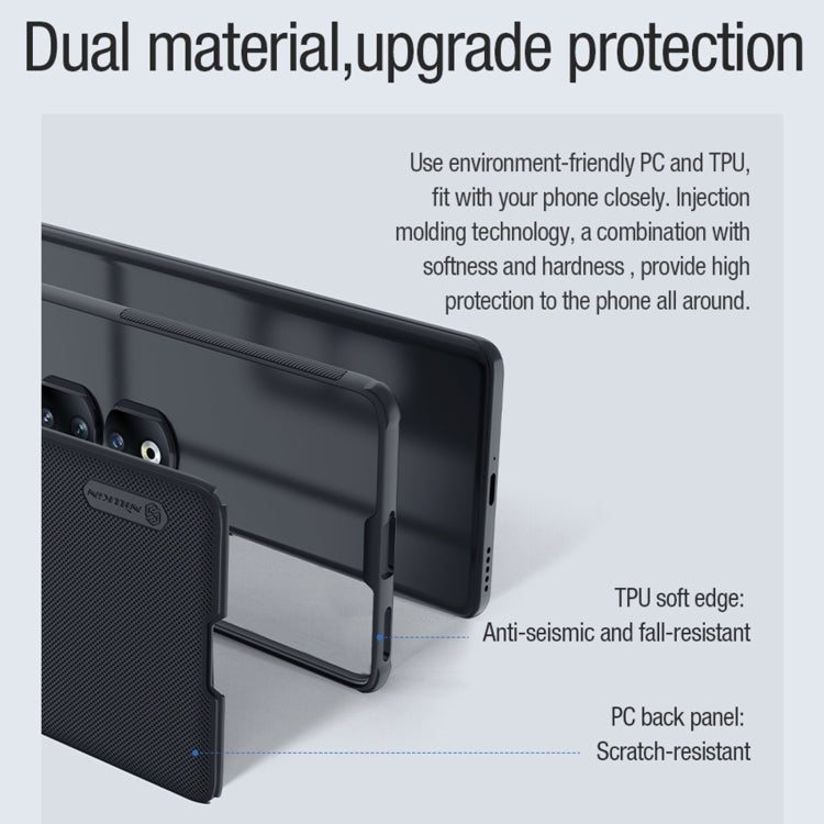 For Honor 90 Pro NILLKIN Frosted Shield Pro Magnetic Phone Case(Black)