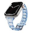For Apple Watch SE 2023 40mm Cube Airbag Clear TPU Watch Band(Blue) - free shipping - PMC TechLife - Order now!