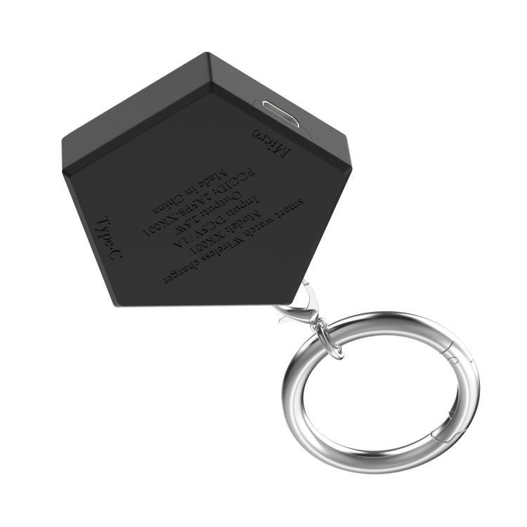 For Huawei Watch 4 / Watch 4 Pro Portable Universal Smart Watch Charger, Port:Micro USB(Black)