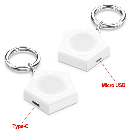 For Huawei Watch 4 / Watch 4 Pro Portable Universal Smart Watch Charger, Port:Micro USB(White)