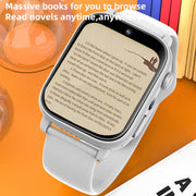 UNIWA X1S 1.9 inch IP67 Water-resistant 4G Android 8.1 Dual Cameras Smart Watch Support Temperature Measurement, Specification:1G+8G(White)