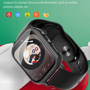 UNIWA X1S 1.9 inch IP67 Water-resistant 4G Android 8.1 Dual Cameras Smart Watch Support Temperature Measurement, Specification:1G+8G(White)