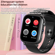 UNIWA X1S 1.9 inch IP67 Water-resistant 4G Android 8.1 Dual Cameras Smart Watch Support Temperature Measurement, Specification:1G+8G(White)