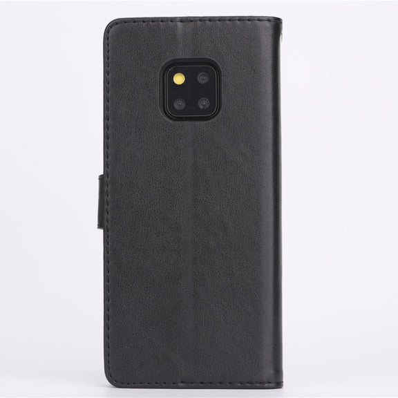 For Huawei Mate 20 Pro AZNS Sheepskin Texture Horizontal Flip Leather Case with Holder & Card Slots & Wallet(Black)
