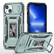 For iPhone 15 Armor PC + TPU Camera Shield Phone Case(Alpine Green) - free shipping - PMC TechLife - Order now!
