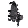 MOTOSLG Crab Motorcycle Phone Clamp Bracket L-Type Rear Mirror Mount with Anti-theft Lock(Black) - free shipping - PMC TechLife - Order now!