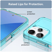 For Xiaomi Redmi 12 Candy Series TPU Phone Case(Transparent Blue)