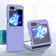 For Samsung Galaxy Z Flip5 Silicone Skin Feel Folding Phone Case(Elegant Purple) - free shipping - PMC TechLife - Order now!