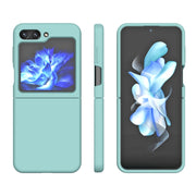 For Samsung Galaxy Z Flip5 Silicone Skin Feel Folding Phone Case(Midnight Blue)