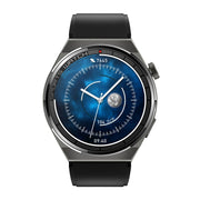 KT62 1.36 inch TFT Round Screen Smart Watch Supports Bluetooth Call/Blood Oxygen Monitoring, Strap:Silicone Strap(Black)