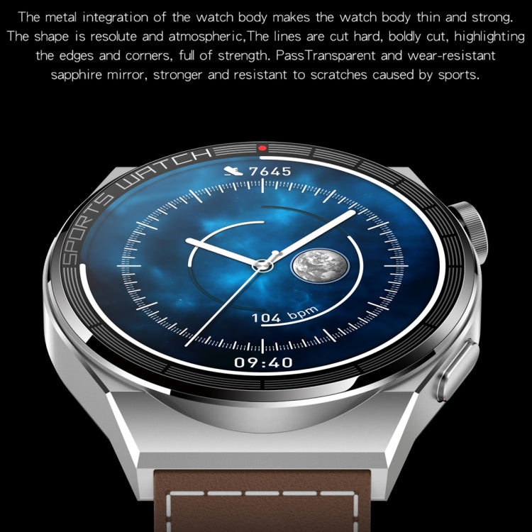 KT62 1.36 inch TFT Round Screen Smart Watch Supports Bluetooth Call/Blood Oxygen Monitoring, Strap:Silicone Strap(Black)