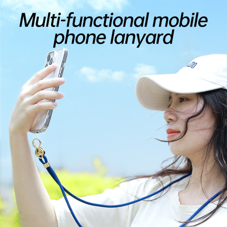 SULADA Multifunctional Universal Mobile Phone Love Lanyard(Pink Green)