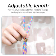 SULADA Multifunctional Universal Mobile Phone Love Lanyard(Purple)