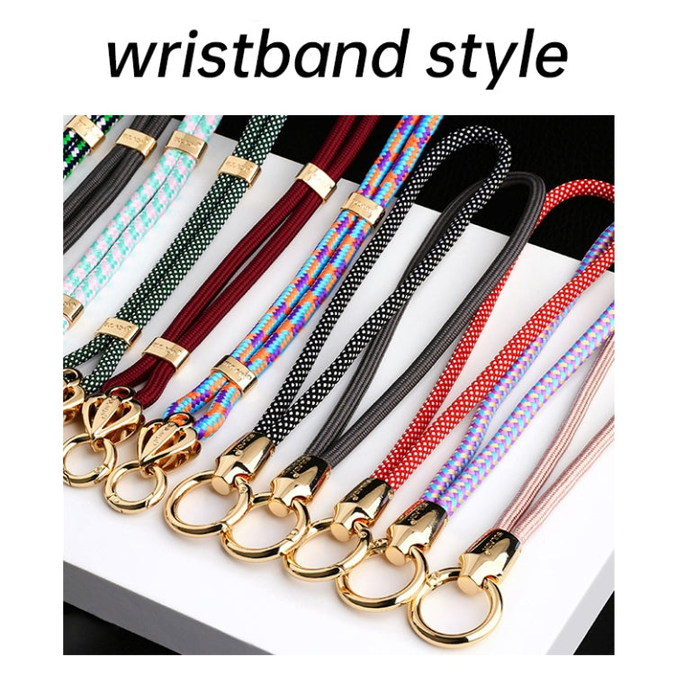 SULADA Multifunctional Universal Mobile Phone Wrist Lanyard(Pink Green)