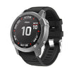 Compatible with Garmin Compatible witherunner 965 / 955 / 945 / 935 Screw Silver Steel Buckle Silicone Watch Band(Black) - free shipping - PMC TechLife - Order now!