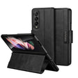 For Samsung Galaxy Z Fold2 / W21 SULADA All-inclusive Magnetic Snap Flip Leather Phone Case(Black) - free shipping - PMC TechLife - Order now!