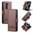 For Samsung Galaxy Z Fold5 5G AZNS Magnetic Calf Texture Flip Leather Phone Case(Dark Brown) - free shipping - PMC TechLife - Order now!