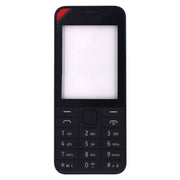 For Nokia 208 Full Housing Cover(Black)