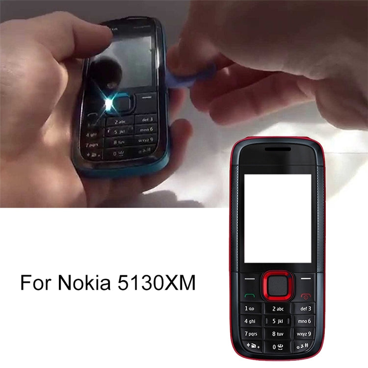 For Nokia 5130XM Full Housing Cover(Blue)