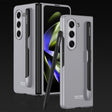 For Samsung Galaxy Z Fold5 GKK Ultra-thin Full Coverage Phone Flip Case with Pen Slot(Grey) - Galaxy Z Fold5 Cases by GKK | Online Shopping South Africa | PMC TechLife | Buy Now Pay Later Mobicred