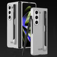 For Samsung Galaxy Z Fold5 GKK Ultra-thin Full Coverage Phone Flip Case with Pen Slot(Silver) - Galaxy Z Fold5 Cases by GKK | Online Shopping South Africa | PMC TechLife
