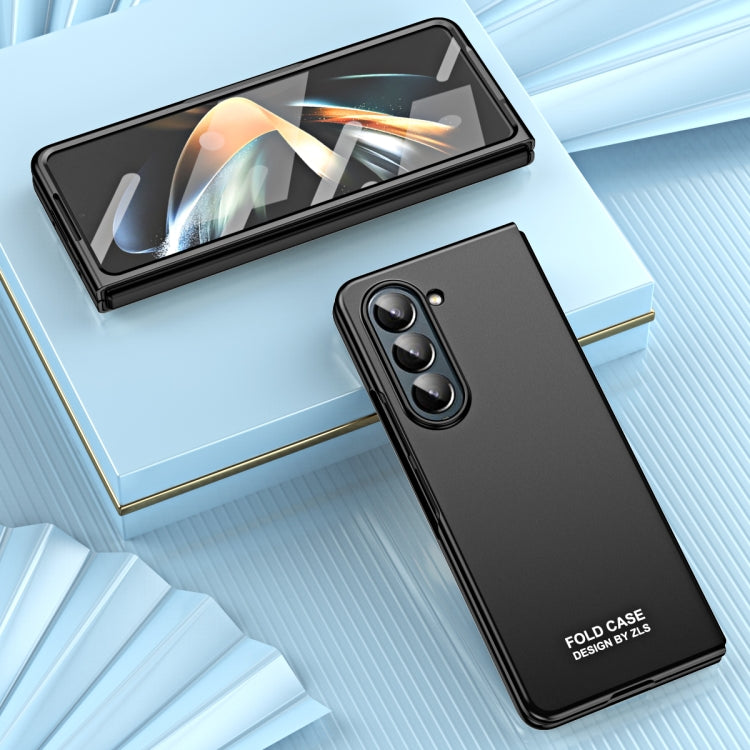For Samsung Galaxy Z Fold5 5G Integrated AG Matte Folding Phone Case(Black)