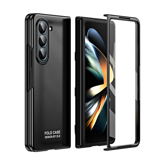 For Samsung Galaxy Z Fold5 5G Integrated AG Matte Folding Phone Case(Black)