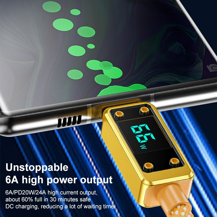 WK WDC-08 PD 20W USB-C/Type-C to 8 Pin Digital Display Data Cable, Length: 1m(Black)