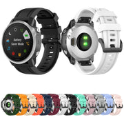 Compatible with Garmin Epix Pro 42mm Pure Color Silicone Watch Band(Wine Red)