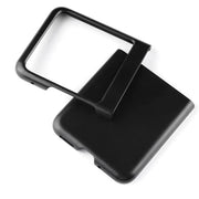 For Motorola Razr 40 Ultra PC Frosted Shockproof Protective Phone Case(Black)