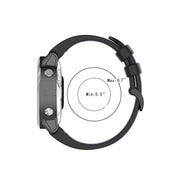 Compatible with Garmin Fenix 7S Pro 42mm Sports Two-Color Silicone Watch Band(Dark Blue+Grey)