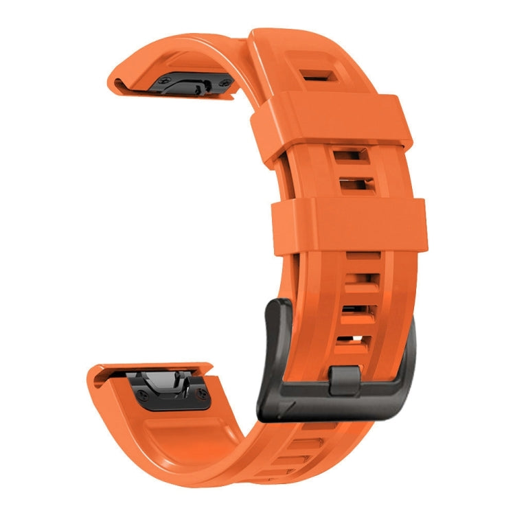 Compatible with Garmin Instinct 2 Solar Sport Pure Color Silicone Watch Band(Orange)
