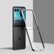 For Motorola Razr 40 Ultra Full Coverage Electroplate PC Transparent Phone Case(Silver) - free shipping - PMC TechLife - Order now!