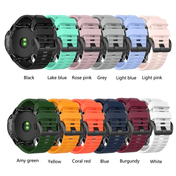 Compatible with Garmin Instinct 2X Solar Sports Silicone Watch Band(Light Pink)