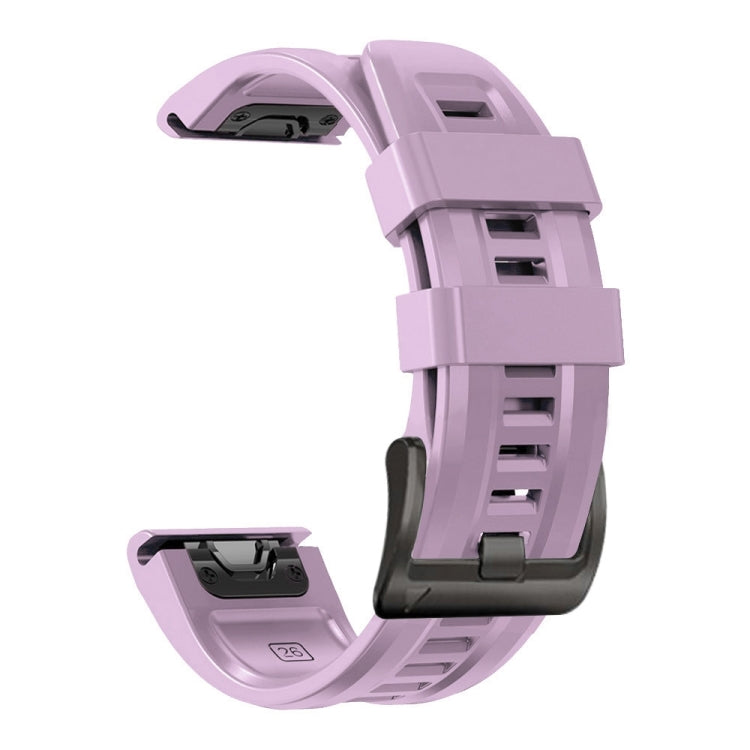 Compatible with Garmin Enduro 2 Sport Pure Color Silicone Watch Band(Light Purple)