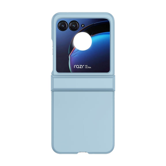 For Motorola Razr 40 Ultra Skin Feel PC Phone Case with Hinge(Sky Blue)