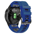 Compatible with Garmin Enduro 2 Sports Two-Color Silicone Watch Band(Midnight Blue+Black) - free shipping - PMC TechLife - Order now!