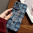 For iPhone SE 2022 / 2020 / 8 / 7 Painted Pattern Precise Hole PC Phone Case(Green Plaid) - iPhone SE 2022 / 2020 / 8 / 7 Cases by PMC TechLife | Online Shopping South Africa | PMC TechLife