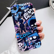 For iPhone SE 2022 / 2020 / 8 / 7 Painted Pattern Precise Hole PC Phone Case(Purple Comics) - iPhone SE 2022 / 2020 / 8 / 7 Cases by PMC TechLife | Online Shopping South Africa | PMC TechLife