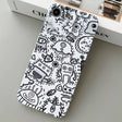 For iPhone SE 2022 / 2020 / 8 / 7 Painted Pattern Precise Hole PC Phone Case(Block Monster) - iPhone SE 2022 / 2020 / 8 / 7 Cases by PMC TechLife | Online Shopping South Africa | PMC TechLife