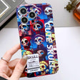 For iPhone 13 Pro Max Painted Pattern Precise Hole PC Phone Case(Cute Skull) - iPhone 13 Pro Max Cases by PMC TechLife | Online Shopping South Africa | PMC TechLife