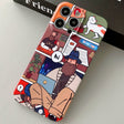 For iPhone 13 Pro Painted Pattern Precise Hole PC Phone Case(Holiday Uncle) - iPhone 13 Pro Cases by PMC TechLife | Online Shopping South Africa | PMC TechLife