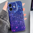For iPhone 12 Painted Pattern Precise Hole PC Phone Case(Red Blue Graffiti) - iPhone 12 / 12 Pro Cases by PMC TechLife | Online Shopping South Africa | PMC TechLife