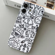 For iPhone 11 Painted Pattern Precise Hole PC Phone Case(Block Monster) - iPhone 11 Cases by PMC TechLife | Online Shopping South Africa | PMC TechLife