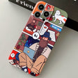 For iPhone 11 Pro Painted Pattern Precise Hole PC Phone Case(Holiday Uncle) - iPhone 11 Pro Cases by PMC TechLife | Online Shopping South Africa | PMC TechLife