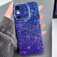 For iPhone XS Max Painted Pattern Precise Hole PC Phone Case(Red Blue Graffiti) - More iPhone Cases by PMC TechLife | Online Shopping South Africa | PMC TechLife