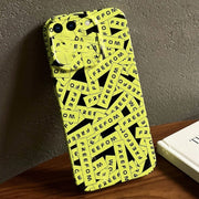For iPhone 8 Plus / 7 Plus Painted Pattern Precise Hole PC Phone Case(Green Label)