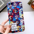 For iPhone 8 Plus / 7 Plus Painted Pattern Precise Hole PC Phone Case(Cute Skull) - More iPhone Cases by PMC TechLife | Online Shopping South Africa | PMC TechLife