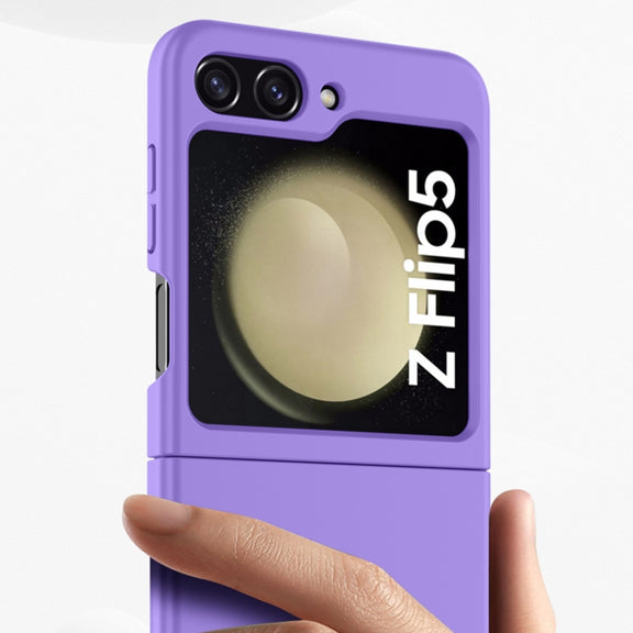 For Samsung Galaxy Z Flip5 Skin Feel Frosted PC Shockproof Phone Case(White)